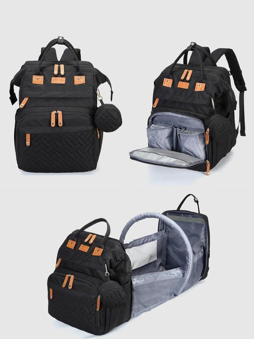 Cute Mummy Bag Backpack - Multifunctional with Changing Station