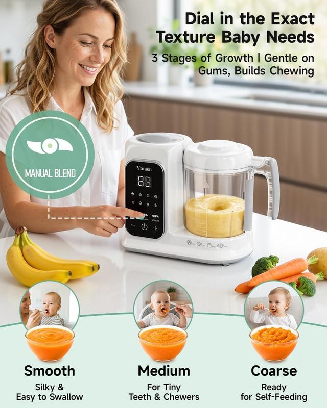 Baby Food Maker with Large Steam Basket Onestep