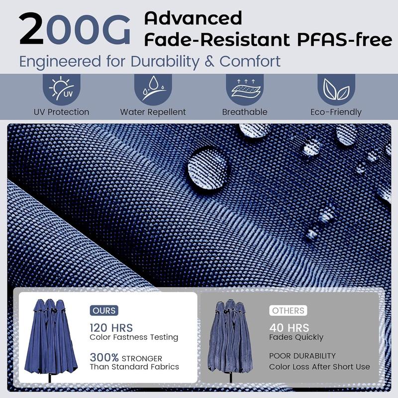 15ft Large Outdoor Patio Umbrella