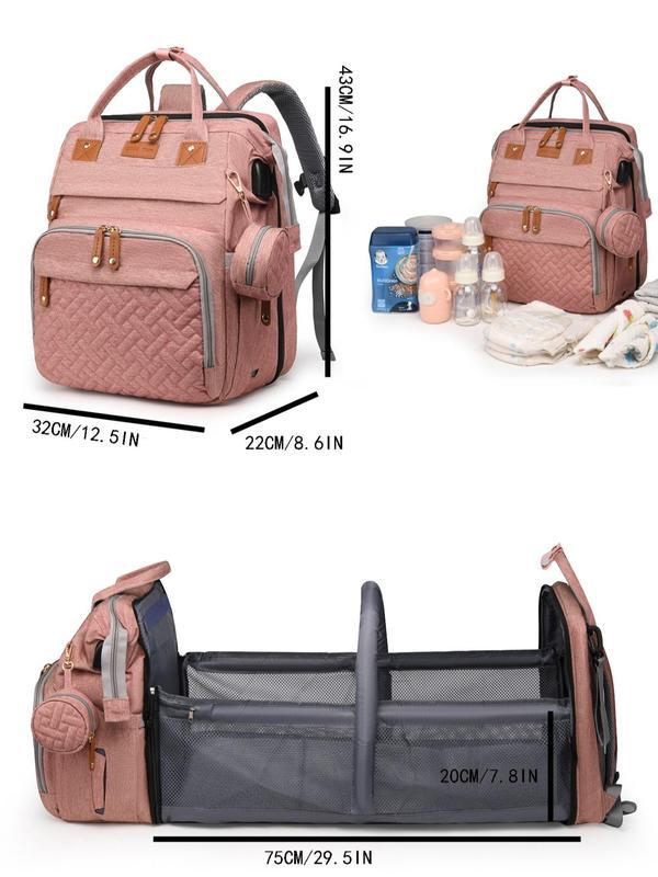 Cute Mummy Bag Backpack - Multifunctional with Changing Station