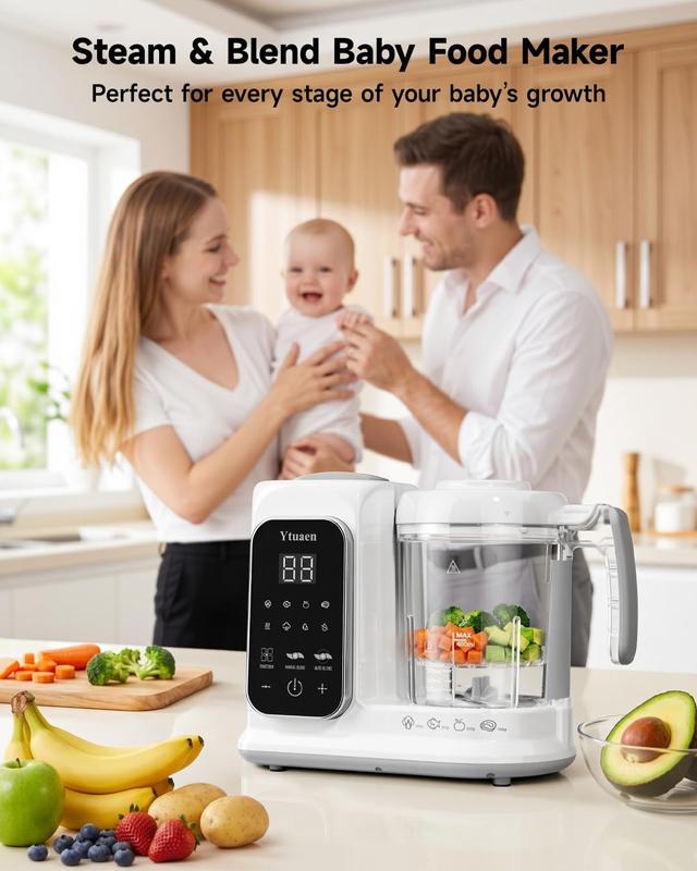 Baby Food Maker with Large Steam Basket Onestep