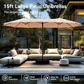 15ft Large Outdoor Patio Umbrella